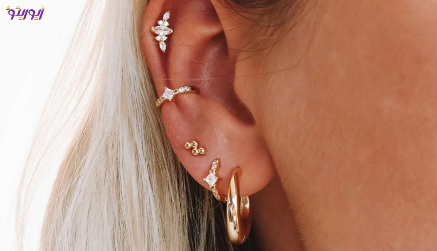 زمان تعویض پیرسینگ گوش برای جلوگیری از عفونت و حفظ سلامت گوش