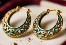 گوشواره خاص با طراحی جذاب و مینیمال مناسب استایل روزمره و مراسم