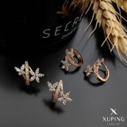 گوشواره طرح شکوفه ژوپینگ