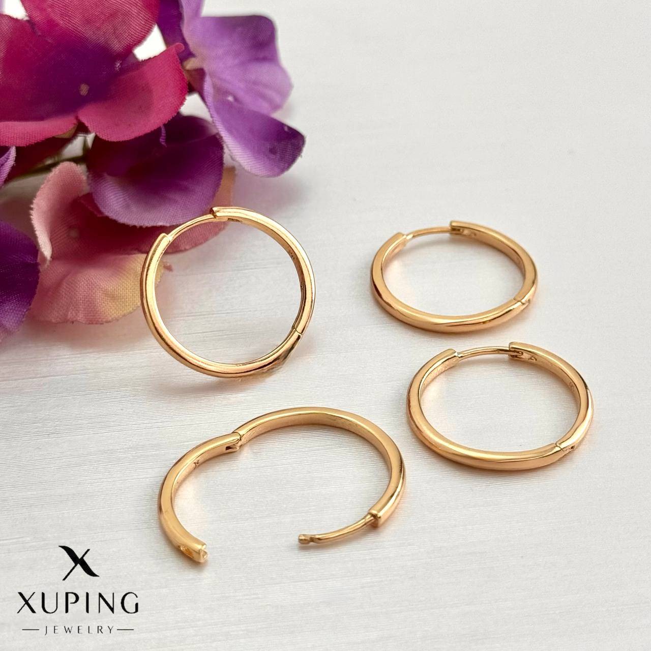 گوشواره حلقه ای ساده ژوپینگ