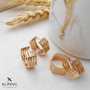 گوشواره هندسی حلقه ای پهن
